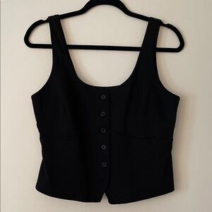 Black Vest top
